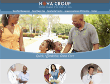 Tablet Screenshot of novapain.com